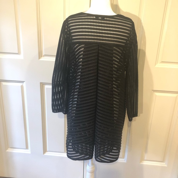 Milly open weave coat - Picture 2 of 2